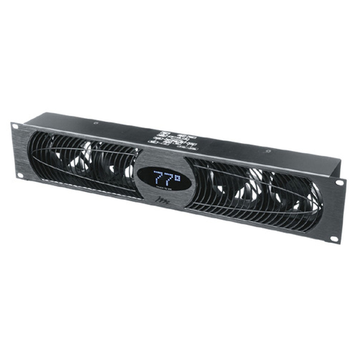 Middle Atlantic UQFP-4DRA | Fan Panel, 100 CFM, 27dB, Anodized, with Display