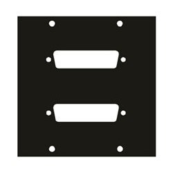 Middle Atlantic 2DB25 | Ucp Module, Two Db25 Punchouts