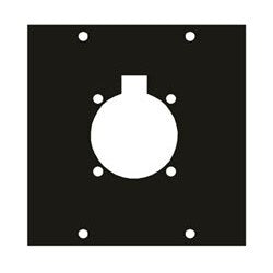 Middle Atlantic 4SC1 | Ucp Module, One Circular Flange Punchouts