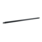 Middle Atlantic BL13 | P5512-E 1/3 Space Flanged Aluminum Blank Panel, 1/3 RU, 19 Inch Width x 0.518 Inch Depth x 0.583 Inch Height, Aluminum, Black Brushed and Anodized