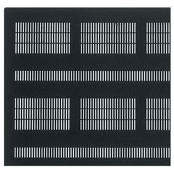 Middle Atlantic DFVRD44 | Vented Rear Door, 44 RU DRK Racks, Fully Vented