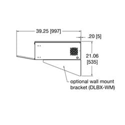 Middle Atlantic DLBX-WM | Wall Bracket, DLBX Series