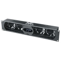 Middle Atlantic IUQFP-4DRA | Fan Panel, 100 Cfm, 27Db, Anodized, 220V, With Display