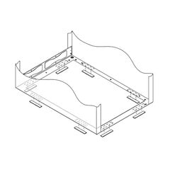 Middle Atlantic MV-ISO-31 | Isolation Kit, 31"D Riser Bases