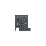 Middle Atlantic MW-4QFT-FC | Fan Top, 220 CFM, with Controller