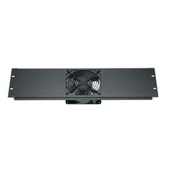 Middle Atlantic QFP-1-119 | Fan Panel, 50 Cfm, Anodized, 220V, 3 Space Panel Includes Fan And Grill, Rated 1.4 M3/Min At < 30 Dba