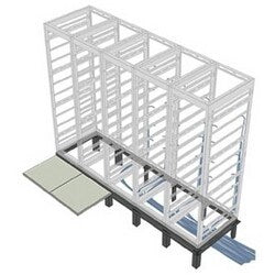 Middle Atlantic RIB-2-DRK-36 | Riser Base, 2 Bay, 36"D, Drk Racks