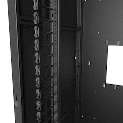 Middle Atlantic SR28-IVCMF-46 | Vertical Plastic Finger, 46 Space, For 28" Wide Sr Series, 46Sp, Vert 4" Plastic Finger, 1 Side, For 28" Wide Sr Series