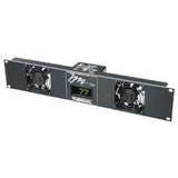 Middle Atlantic UQFP2D | Fan Panel, 50 CFM, 24dB, with Display
