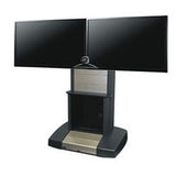 Middle Atlantic VTC5670DR | Video Cart with Rack, 56"-70" Dual Display