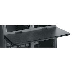 Middle Atlantic WS390-S18-GBC | 90 3 Bay Work Surface, Black Trim, Center