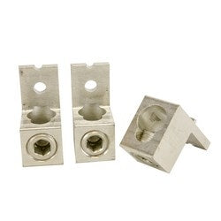 Milbank Mfg Co K1540L | Mechanical Lug Kit, Single Anti-Rotation 4 AWG–600 kcmil or Two 1/0–250 kcmil Conductors, 3/8" Stud Hole, 3 Lugs per Kit