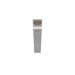 Milbank Mfg Co MPAP-200-MB-78 | Meter Socket Single Pedestal 4 Terminal, Ring Type Plain Top, 200 Amp Main Breaker, Direct Burial, Parallel Wired