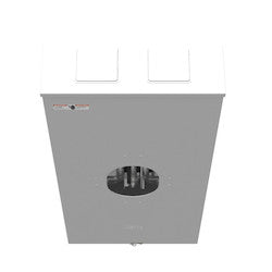 Milbank Mfg Co UA4667-XT-9527 | Meter Socket Bolt-In Bypass Single Position 7 Terminal, Ringless, 600 Amp, Twin Large Closing Plates, Aluminum