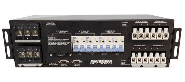 Minuteman ED8000RTXL5TFMB | Online 7.6Kva/6800W UPS 208V In, 120/208V Output