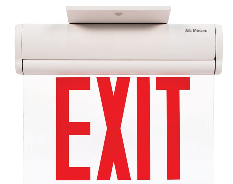 Mircom Technologies EL-7008R | Exit Sign, Slim Led Emergency Exit Sign