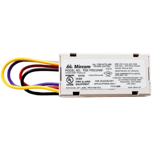 Mircom Technologies, Ltd. MRI-M501MAP | Intelligent Mini Monitor Module