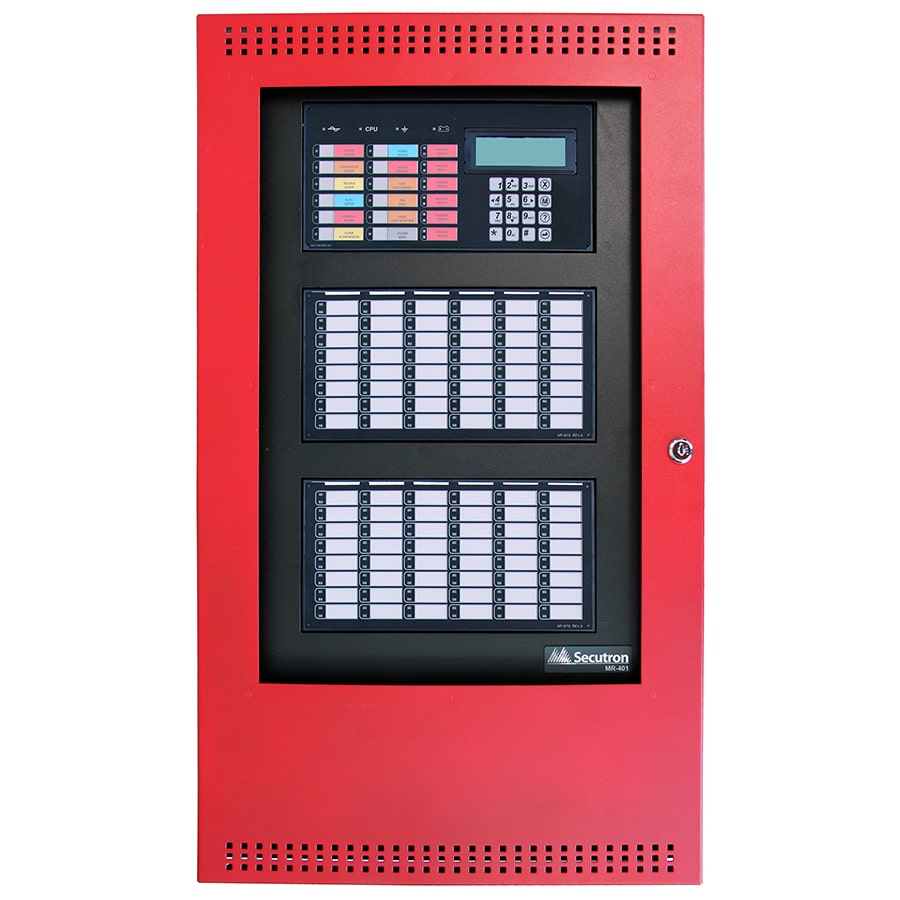 Mircom Technologies MR-401RP | Addressable Fire Alarm Controlpanel, 3 (slc) Loops, Multi-zoned For Mri-4000