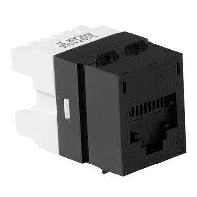 Molex KSJ-00018-04 | Jack, Cat 6, IDC, 1 Port, A/B Universal, Thermoplastic, Black