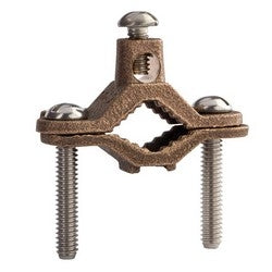 NSI Industries G-1-SDB | Heavy Duty Direct Burial Bronze Ground Clamp for 0.5-1 in.