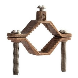 NSI Industries G-2-SDB | Heavy Duty Direct Burial Bronze Ground Clamp for 1.25-2 in.