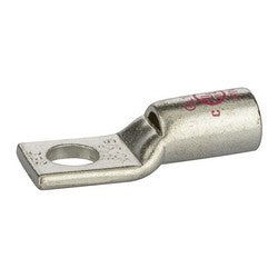 NSI Industries GL1038 | Compression Lug, 1 Hole with Inspection Window, Short Barrel, Copper, 1/0 AWG (STR), 3/8" Stud Size