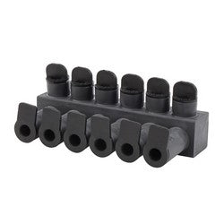 NSI Industries ISPB2/0-6 | 2/0-14 AWG Polaris EDGE EPDM Rubber Pedestal Connector, 6 port