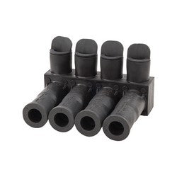 NSI Industries ISPB600-4 | 600 MCM - 6 AWG Polaris EDGE EPDM Rubber Pedestal Connector, 4 Port