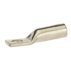NSI Industries L1038 | Compression Lug, 1 Hole, Long Barrel, Copper, 1/0 AWG (STR), 3/8" Stud Size