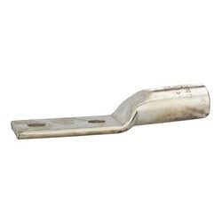 NSI Industries L500N | Compression Lug, 2 Hole, Long Barrel, Copper, 500 MCM (STR), 1/2" Stud Size