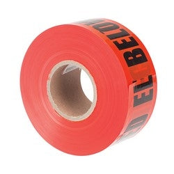 NSI Industries ULT-327 | Caution Buried Electric Line Below - 3" x 1000 Red, 4mm Thick