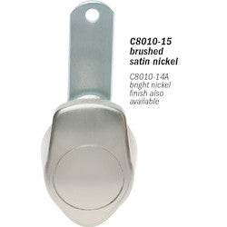 National Cabinet Lock C8010-15 | 1-7/16" Padlockable Cam Lock, Satin Nickel