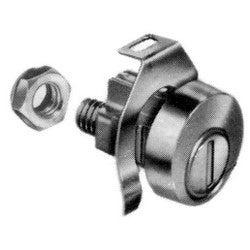 National Cabinet Lock C8733 | Mailbox Door Lock, Pin Tumbler, 90 Degree Counter Clockwise Cam Turn to Open, Clip Mounted