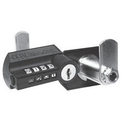 National Cabinet Lock D8030-MKKD-19 | Drawer Cam Lock, Keyless Combination, 7/8" Length Cylinder, Black, With (2) MKKD Key