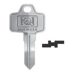 National Cabinet Lock D8777 | Lock Key Blank, Pass Key, Reversible, 5 or 6-Disc Tumbler, Brass