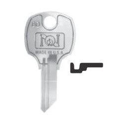 National Cabinet Lock D8784 | Lock Key Blank, Master Key, E, 5-Disc Tumbler, Brass