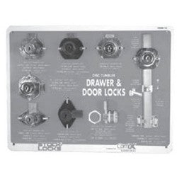 National Cabinet Lock V69B-13 | Drawer and Door Lock Board Display, Disc Tumbler