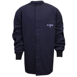 National Safety Apparel C04UP03MD32 | Enespro ArcGuard 12 cal UltraSoft Arc Flash Coat, M, Navy