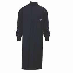 National Safety Apparel C04UP03SM49 | Arcguard 9 Oz. Navy Ultrasoft Arcguard Coat, FR Hook & Loop Closure, 49in. Long, Small