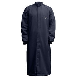 National Safety Apparel C04UQUQ40MD49 | Arcguard Compliance Navy Multi-Layer Ultrasoft Coat, 49in. Long, with Hook & Loop Closure, Medium