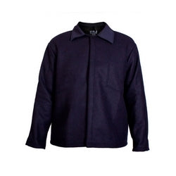 National Safety Apparel C09WLLG30 | National Safety Apparel Flame Resistant Wool Coat, L, Navy