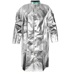 National Safety Apparel C22NLLG45 | CARBON ARMOUR Silvers 19 oz. 45 Deluxe Aluminized Coat, L