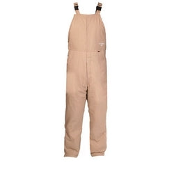 National Safety Apparel C45HKHKECSM32 | ArcGuard 40 cal Contractor Arc Flash Bibs, S, Khaki