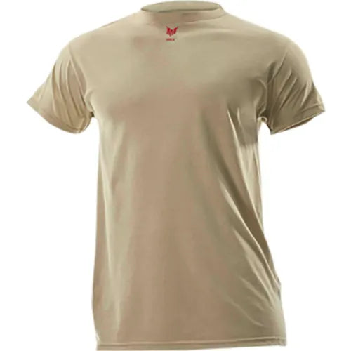 National Safety Apparel DF2-CM-446TS-DS-MD | DRIFIRE Lightweight Flame Resistant T-Shirt, M, Desert Sand