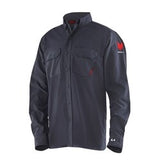 National Safety Apparel DF2-CM-450C-LS-NB-MD | DRIFIRE Flame Resistant 4.4 Work Shirt, M, Navy Blue