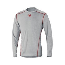 National Safety Apparel DF2-CM-762-PLS-RG-LG | DRIFIRE PRIME Long Sleeve Flame Resistant T-Shirt, L, Gray