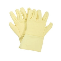 National Safety Apparel G43RTRF12 | CutGuard Reversed Terry Gloves, Yellow, Large