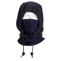 National Safety Apparel H74FL28 | National Safety Apparel Flame Resistant Fleece 3-in-1 Hood, OSFM, Navy