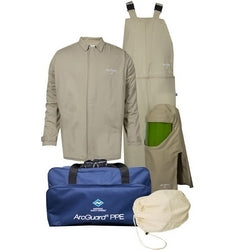 National Safety Apparel KIT4SC40ECNG3X | ArcGuard 40 cal Contractor Arc Flash Kit Short Coat & Bib Overall, 3XL