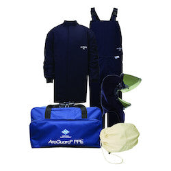 National Safety Apparel KIT4SC40NGLFMD | 40 Cal ArcGuard Compliance Arc Flash Kit with Lift Front Hood - No Gloves (MD)